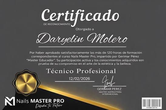 Ejemplo Certificado Nails
